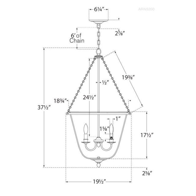 Traditional AERIN for Visual Comfort Signature Pondview Medium Jar Lantern in Burnished Silver Leaf For Sale - Image 3 of 3