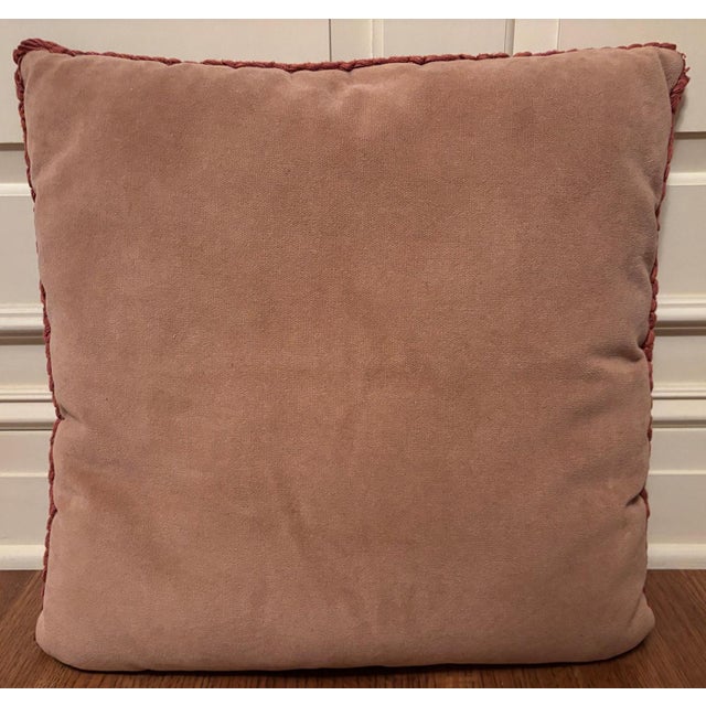 Textile Large Pair Vintage French Tapestry Pillows For Sale - Image 7 of 7