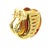 1990s Roberto Legnazzi 18k Gold Citrine & Diamond Earrings, Italy C. 1990, Pair For Sale - Image 5 of 16