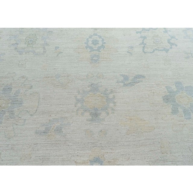 Turkish Oushak Rug 9'8" x 14'2" #20320 For Sale - Image 4 of 8