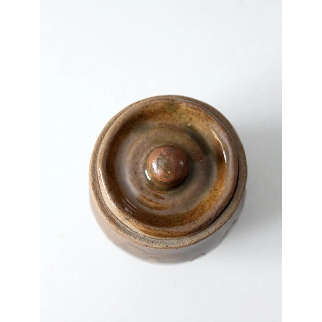 Vintage Studio Pottery Jar For Sale - Image 4 of 12
