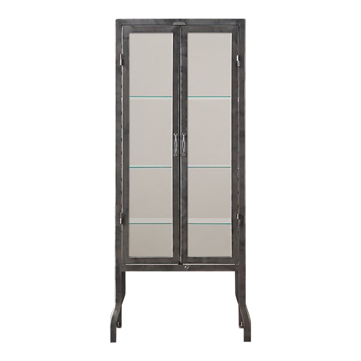 Contemporary Restoration Hardware Gray Apothecary Chairish