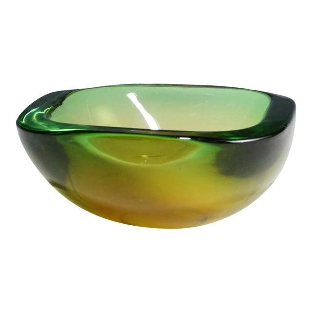 A Gino Cenedese Attr. Sommerso Glass Bowl Ca. 1960 For Sale