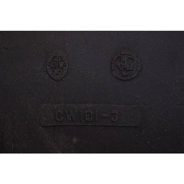 Black Virginia Metal Crafters Colonial Williamsburg Fireplace Back For Sale - Image 8 of 8