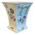Antique 18th Century Chinese Export Porcelain Bulb Pot or Cachepot Vase in Famille Rose Glaze Circa 1790 For Sale