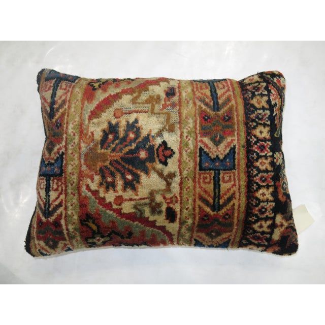 Antique Persian Rug Pillow For Sale - Image 4 of 5