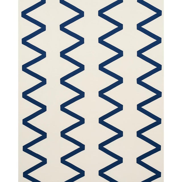 A gorgeous silk-linen fabric embellished with a surprising zigzag grosgrain ribbon, Legere is an elegant yet delightfully...