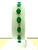 2010s 14 Carat Emerald 0.8 Carat Diamond Tennis Bracelet 18 Karat White Gold For Sale - Image 5 of 18