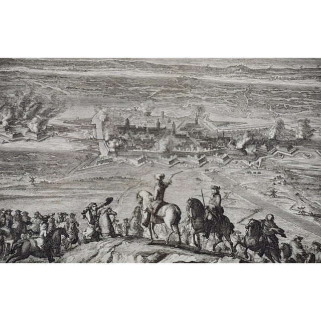 Sculpture Materials Daniel Marot's the Siege of the Dutch Fortified City of Ypres by Louis Xiv, 1680 For Sale - Image 7 of 11