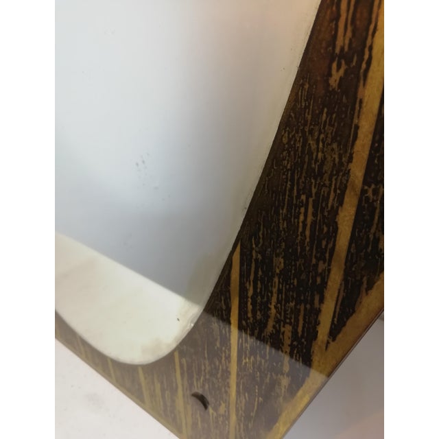 Vintage Painted Wood-Effect Mirror, Italy, 1950s For Sale - Image 10 of 16