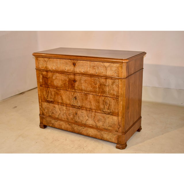 19th Century Burl Walnut Commode From France For Sale In Greensboro - Image 6 of 14