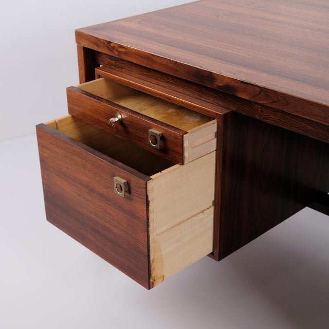 Rosewood Desk by Arne Vodder for Sibast Furniture 1960s For Sale - Image 10 of 11