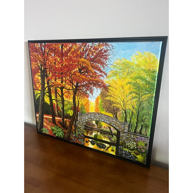 Contemporary Whispers of the Birch Forest | Original Oil Painting For Sale - Image 3 of 10