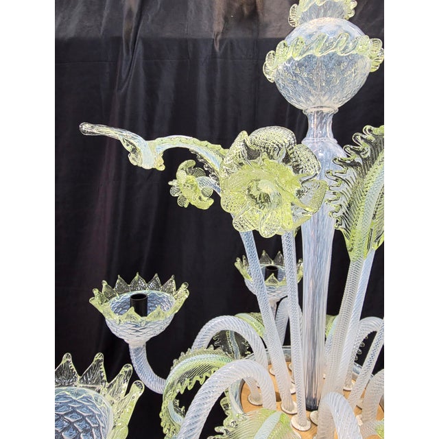 Vintage Murano Chandelier, 1980s For Sale - Image 8 of 13