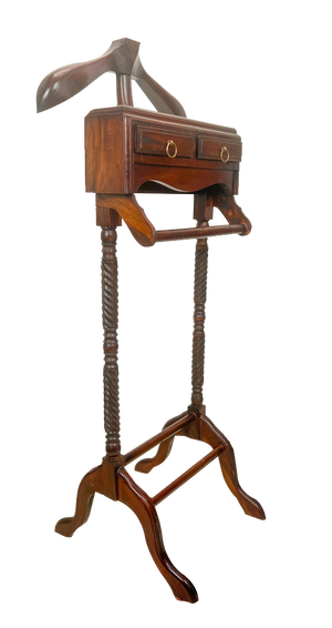 Mid-Century Italian Teak Valet Stand, 1970s