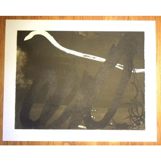 Paint Set of Original Signed Mid Century Abstract Paintings by Francine Simonin For Sale - Image 7 of 12