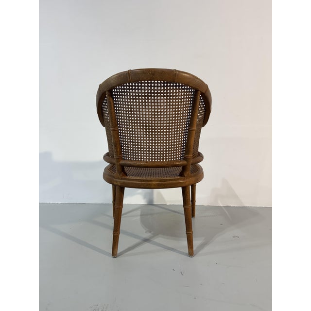 Vintage French Wicker Chair, 1980s For Sale - Image 11 of 12