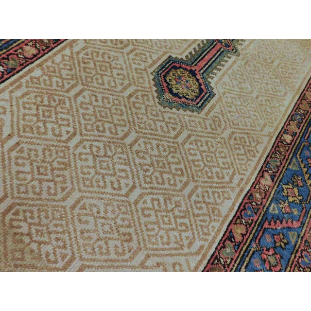 Boho Chic 1930s Hand Knotted Persian Runner - 3'3"x 9'9" For Sale - Image 3 of 13