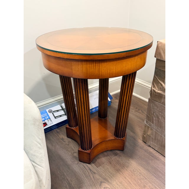 2000 - 2009 Baker Round Side Table For Sale - Image 5 of 6