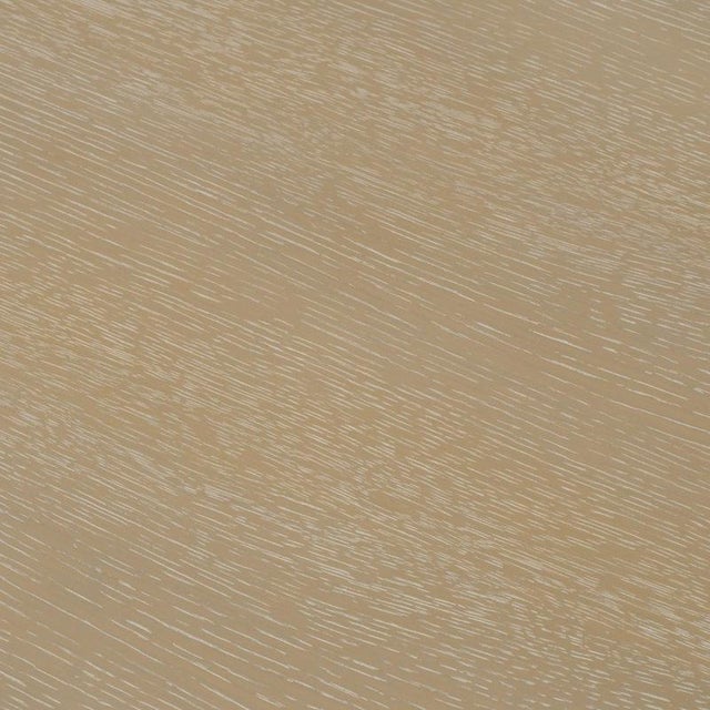 Wood Dresser in Washed Oak Veneer and Bronze Finish For Sale - Image 7 of 8