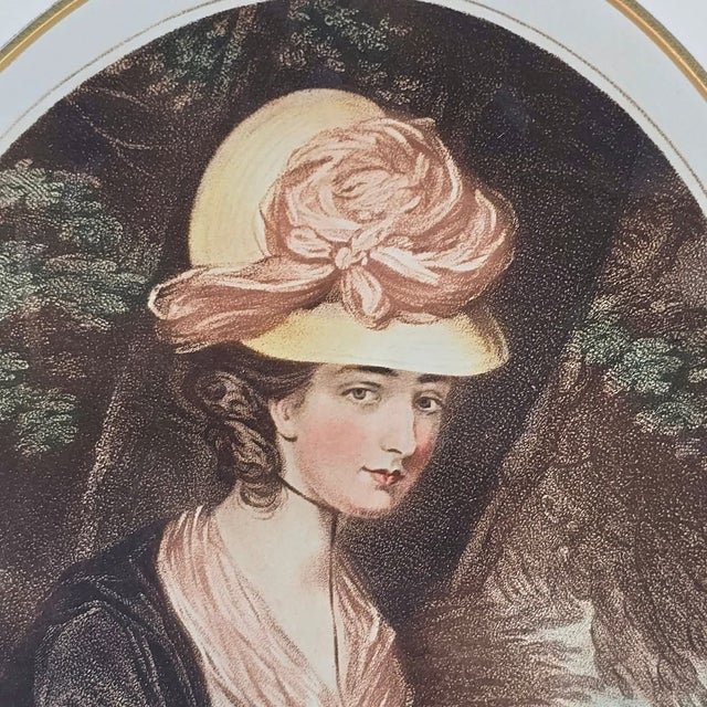 Daniel Gardner, Lady Wilbraham, 1800s, Wood and Paper, Framed For Sale - Image 13 of 18