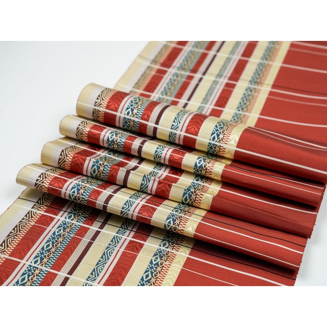 Early 21st Century Japanese Ceremonial Silk Table Runner by Renaras For Sale - Image 5 of 7