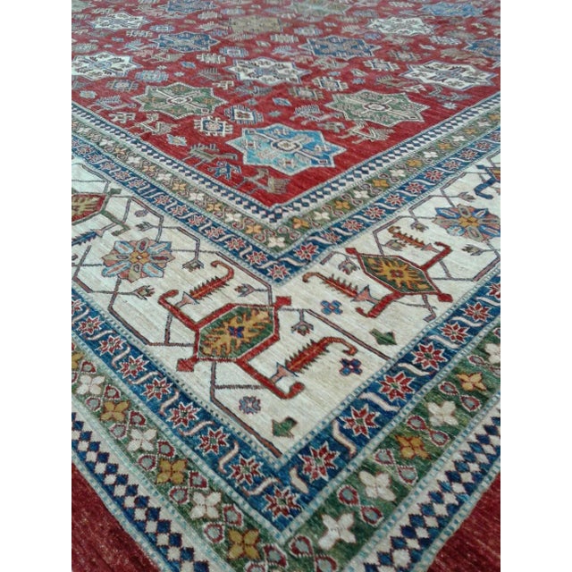 Traditional Hand Knotted Kazak Design Rug. 15'02" X 23'02" For Sale - Image 3 of 4