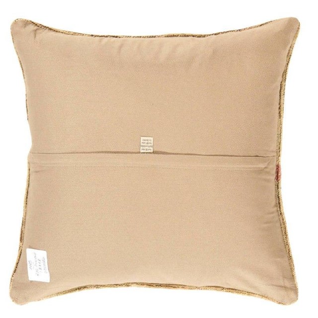 Vintage hand woven Turkish pillow. This is 100% wool. Back 100% cotton. Beautiful colors and well made. This pillow...