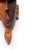 This hand-carved African wooden mask features a male face with stylized ears and a beard/goatee. It is a lovely addition...