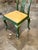 Mid 20th Century Vintage English Green Chinoiserie Chair For Sale - Image 5 of 8