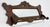 Antique Victorian natural wood wall mount shaving mirror with drop down towel rack. Wonderful frame and intricate carved...