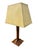 Mission Vintage Stickley Walnut Table Lamp W/Original Shade For Sale - Image 3 of 11