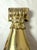 1960s Large Vintage Solid Heavy Brass Ladies Woman Dainty Hand Front Door Knocker Set For Sale - Image 5 of 11