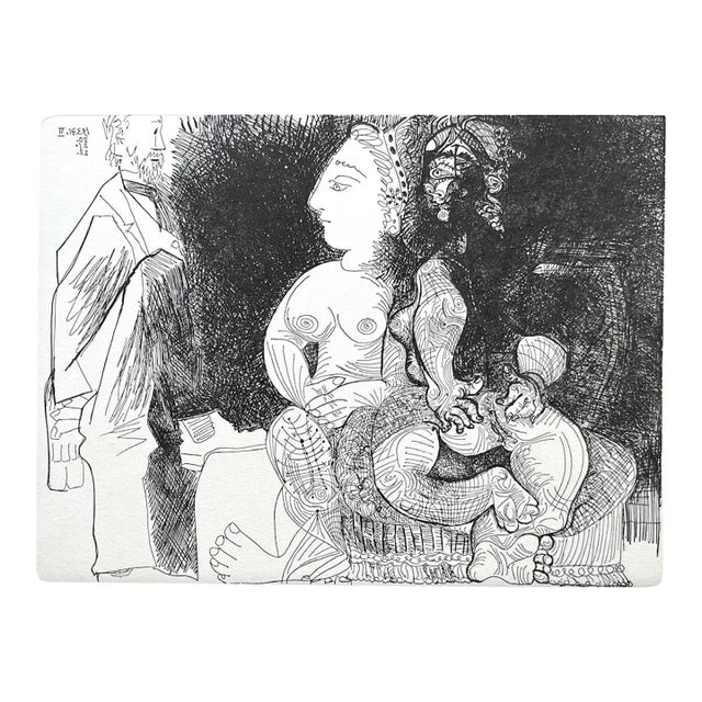 Picasso Gravure Apollinaire Les Onze Mille Verges 1 For Sale