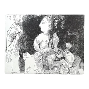 Picasso Gravure Apollinaire Les Onze Mille Verges 1