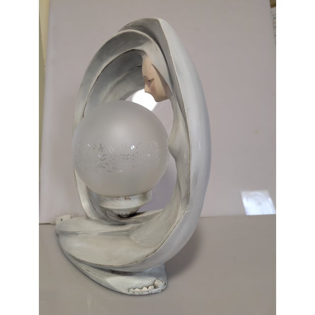 Mid 20th Century Art Deco Nude Sculpture Lamp For Sale In Cleveland - Image 6 of 12