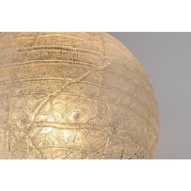 Large Murano Ball Pendant Light from Doria Leuchten, Germany, 1970s For Sale - Image 9 of 13