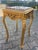 1990s 1990s French Louis XVI Gold Beech Pink Marble Side Table For Sale - Image 5 of 5