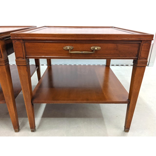 1960s Hekman Neoclassical Mahogany End Tables a Pair Chairish