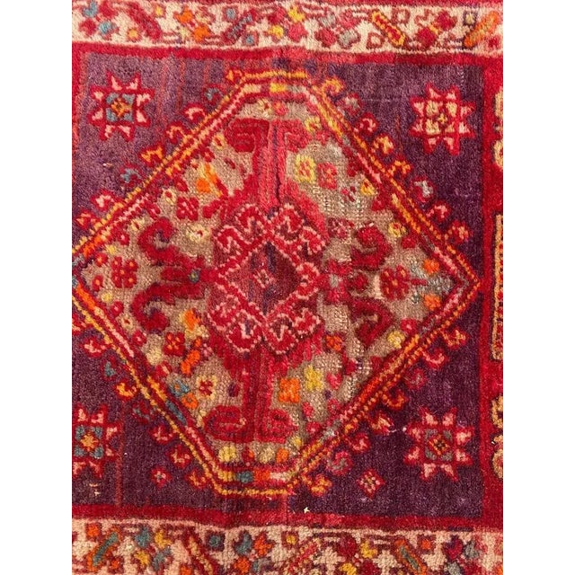 Antique Turkish Yastik Rug For Sale - Image 5 of 18