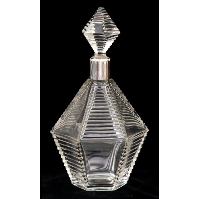 French French Cut-Glass Decanter, Circa 1920 For Sale - Image 3 of 3