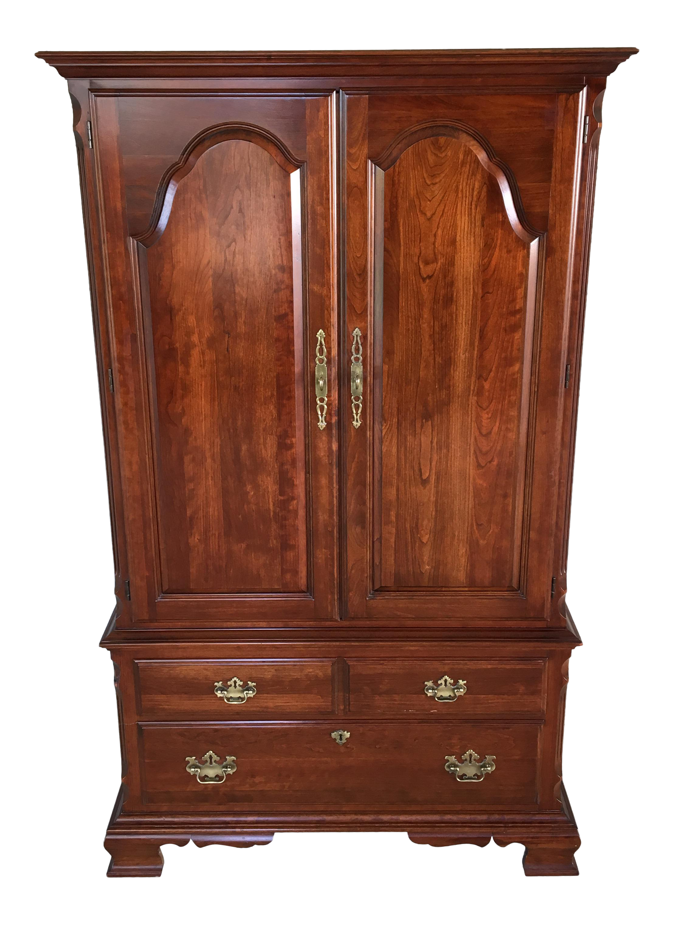 Pennsylvania House Cherry Chippendale Style Armoire Chairish