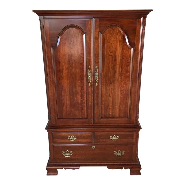 Pennsylvania House Cherry Chippendale Style Armoire Chairish