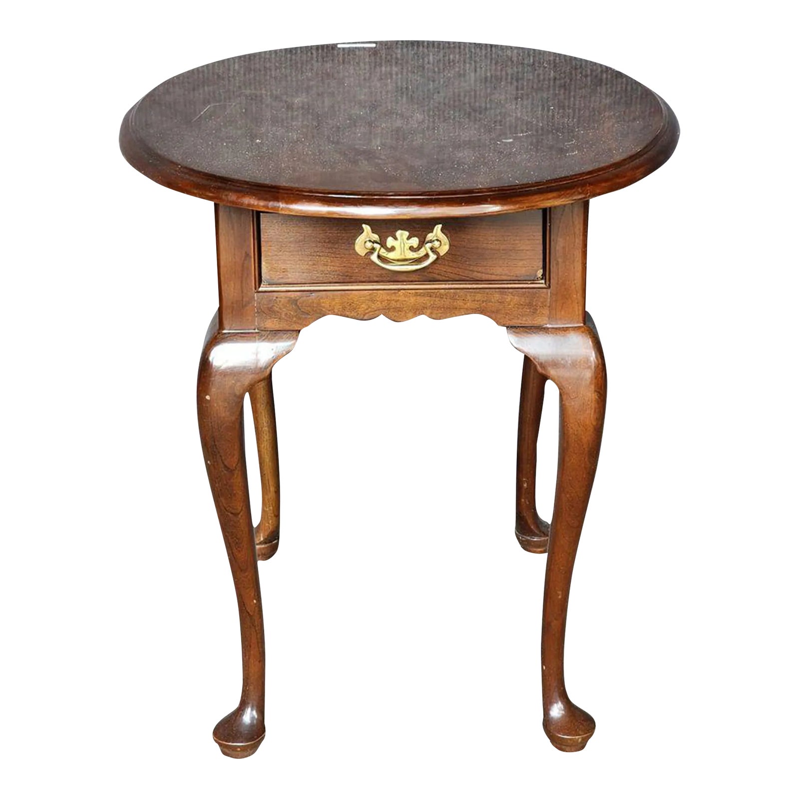 20th Century Leopold Stickley Original Queen Anne Side Table Chairish