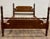 Traditional Vintage Full Size Duncan Phyfe Style Traditional Low Poster Bed For Sale - Image 3 of 11