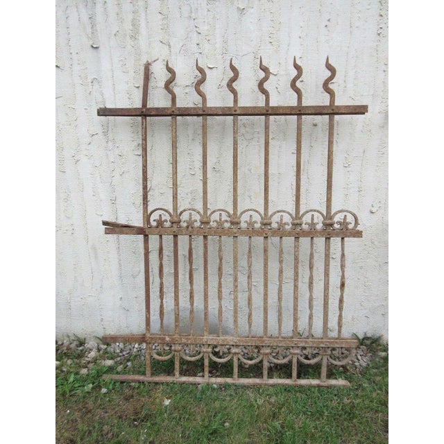 Wonderful piece of Architecture. Heavy, tight and sturdy.. piece does show signs of age related wear including rust,...