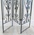 Vintage Regency Black Wrought Iron 3 Panel Room Divider For Sale - Image 14 of 15
