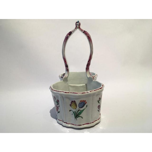 Porcelain Cruet with Floral Decor by Richard Ginori, Italy, 18th Century For Sale - Image 4 of 18