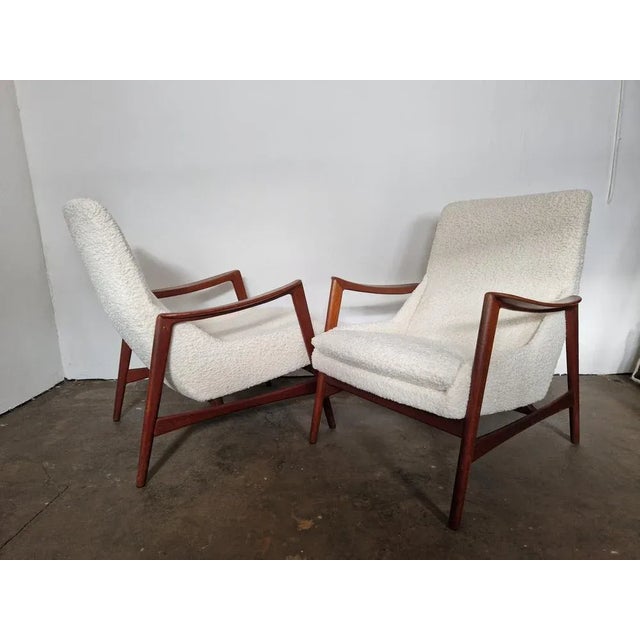 Set of Lounge Chairs by Rolf Rastad & Adolf Relling for Dokka Möbler, 1950s For Sale - Image 4 of 8
