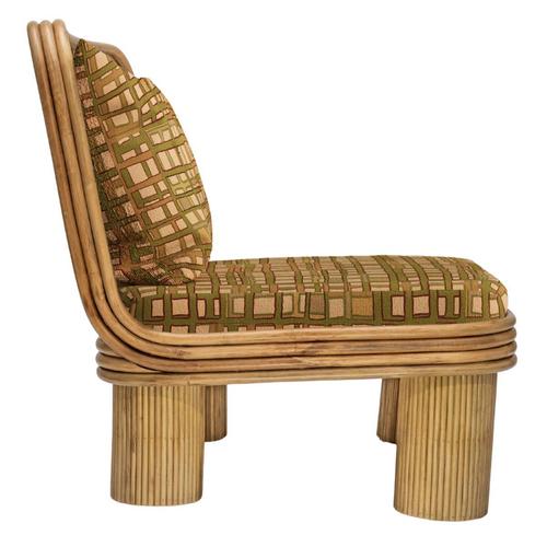 Annka Chair in Stained Rattan by Popus Editions For Sale - Image 6 of 9
